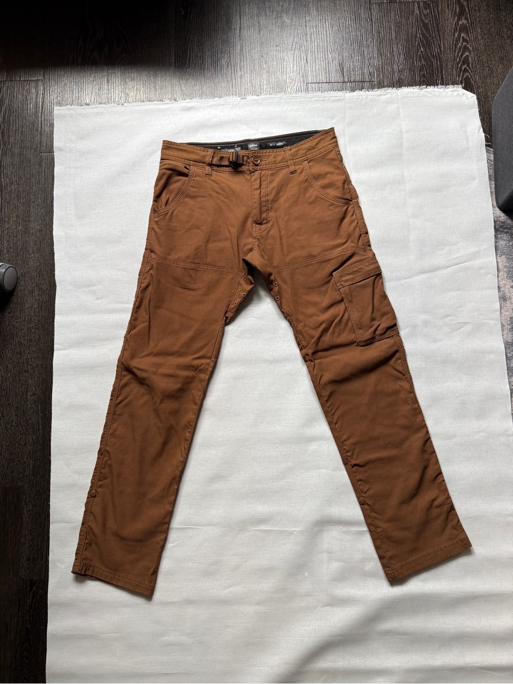 Prana Men's Straight Cargo Pants in Brown